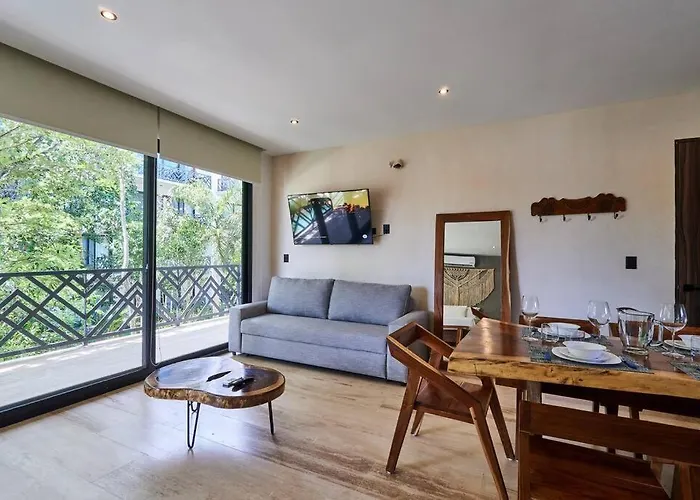 Apartamento Escape - Stylish Pool, Gym & Parking Tulum
