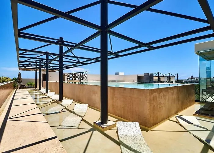 Apartamento Escape - Stylish Pool, Gym & Parking Tulum